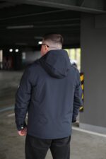 Осіння куртка Black Vinyl TC24-2388 для чоловіка в кольорі темно-синій