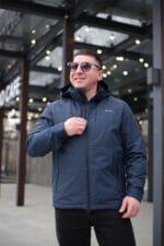 Стильна зимова куртка Black Vinyl ТС23-2200 в інк-блю кольорі для чоловіка