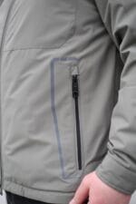 Осіння куртка Black Vinyl ТС23-2200 в кольорі олива для чоловіка