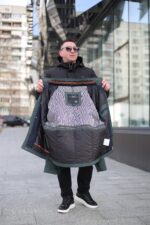 Куртка Black Vinyl ТС24-2336 в цвете малахит для мужчины на осень