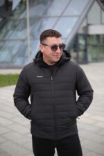 Осенняя куртка MALIDINU M24SSC-1011 в черном цвете для мужчин