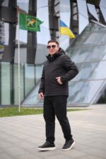 Куртка MALIDINU M24SSC-8006 в черном цвете для мужчины на осень