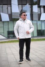 Мужская осенняя куртка MALIDINU M24SSC-8006 в цвете серый