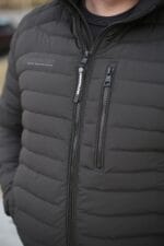 Теплая осенняя куртка Zero Frozen ZF50472 в черном цвете для мужчины