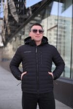 Осенняя куртка Zero Frozen ZF50472 в черном цвете для мужчин в черном цвете