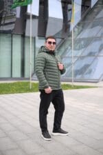 Чоловіча осіння куртка Zero Frozen ZF50474 в кольорі олива