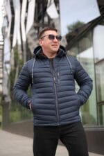 Осіння куртка Zero Frozen ZF50474 в кольорі темно-синій для чоловіка