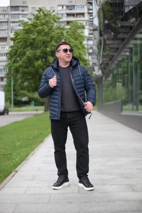 Чоловіча демісезонна стьобана куртка Zero Frozen ZF50474