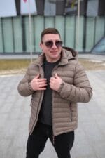 Куртка Zero Frozen ZF50482 в бежевом цвете для мужчины