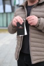 Теплая осенняя куртка Zero Frozen ZF50482 в бежевом цвете для мужчины