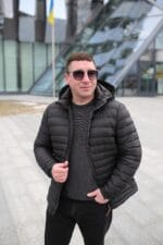 Осенняя куртка Zero Frozen ZF50482 для мужчины черная