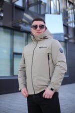 Осіння куртка Zero Frozen ZF50488 для чоловіка бежева