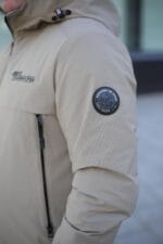 Осіння куртка Zero Frozen ZF50488 в бежевому кольорі для чоловіка