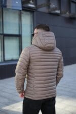 Стильная осенняя куртка Zero Frozen ZF50497 в бежевом цвете для мужчины