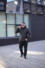 Осіння куртка Zero Frozen ZF50497B в чорному кольорі для чоловіка