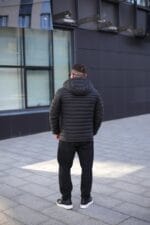 Осіння куртка Zero Frozen ZF50497B для чоловіка чорна