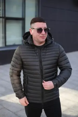 Осіння куртка Zero Frozen ZF50497B в кольорі хакі для чоловіків