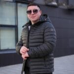 Мужская осенняя куртка Zero Frozen ZF50497B в цвете хаки