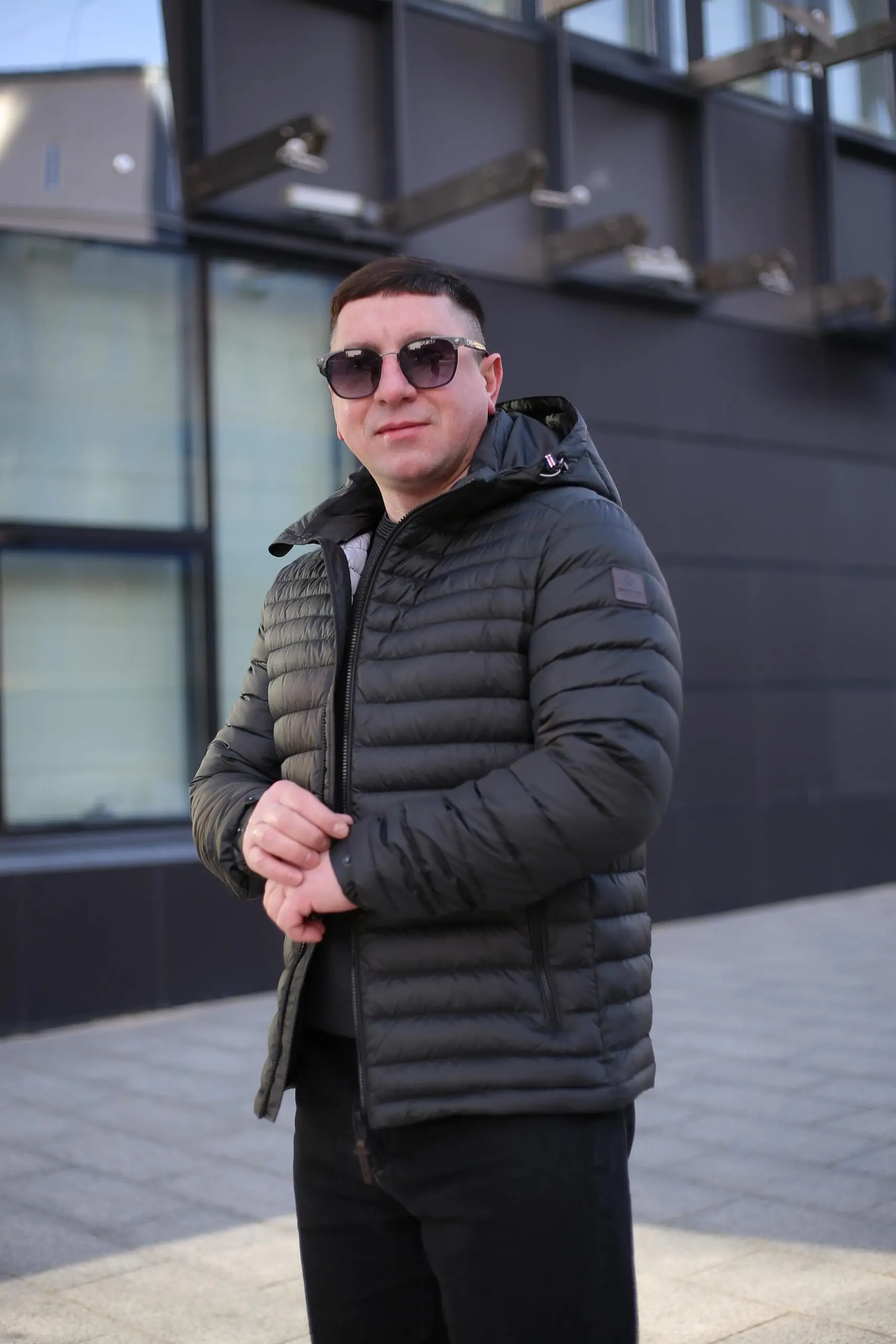 Чоловіча осіння куртка Zero Frozen ZF50497B в кольорі хакі