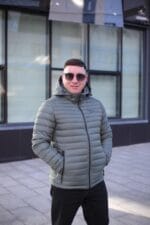 Осенняя куртка Zero Frozen ZF50497 в цвете олива для мужчин