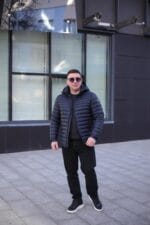 Чоловіча осіння куртка Zero Frozen ZF50497B в кольорі темно-синій