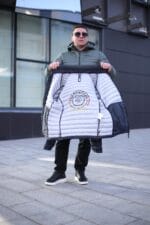 Осіння тепла куртка Zero Frozen ZF50497B в кольорі темно-синій для чоловіка