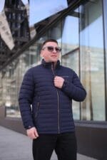 Осенняя куртка Zero Frozen ZF50499 в цвете темно-синий для мужчин