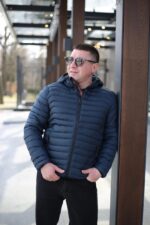 Мужская осенняя куртка Zero Frozen ZF50503 в цвете инк-блю