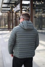 Осенняя куртка Zero Frozen ZF50503 в цвете олива для мужчин