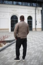 Осіння куртка Zero Frozen ZF50509 для чоловіка з капюшоном бежева