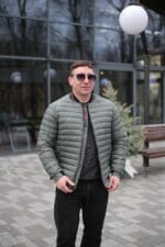 Осіння куртка Zero Frozen ZF50509 в кольорі олива для чоловіка