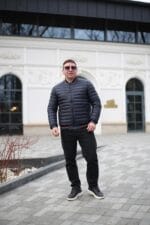 Стильна осіння куртка Zero Frozen ZF50509 в кольорі темно-синій для чоловіка