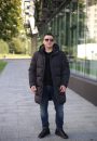 Куртка Black Vinyl С23-2278С в чорному кольорі для чоловіка